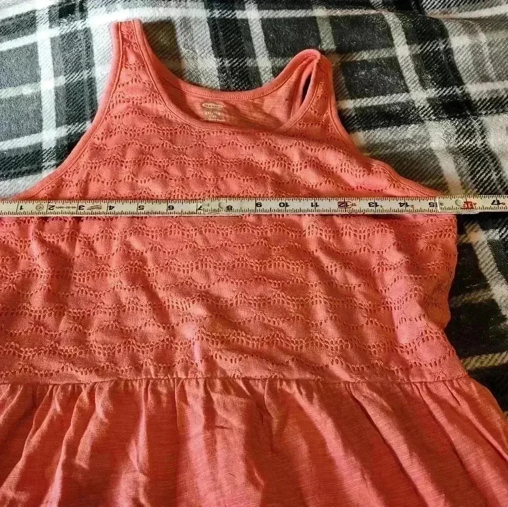 Old Navy girls 16 fit and flare lace-bodice dress